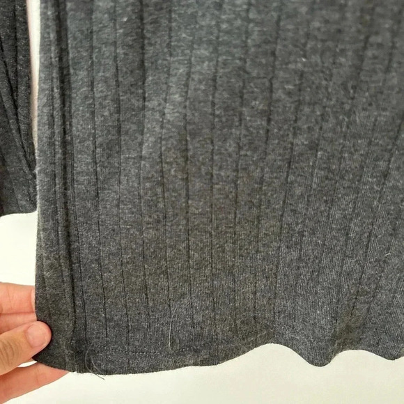 SUPERFIT MERINO ribbed grey TOP, wool cotton NATURAL - Picture 7 of 7